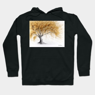 Golden Glow Tree Hoodie